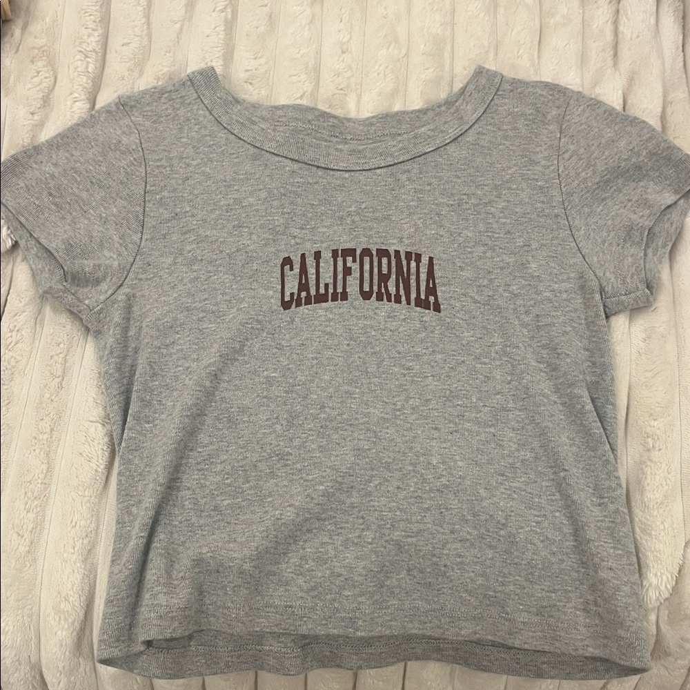 Grey john galt/brandy baby tee